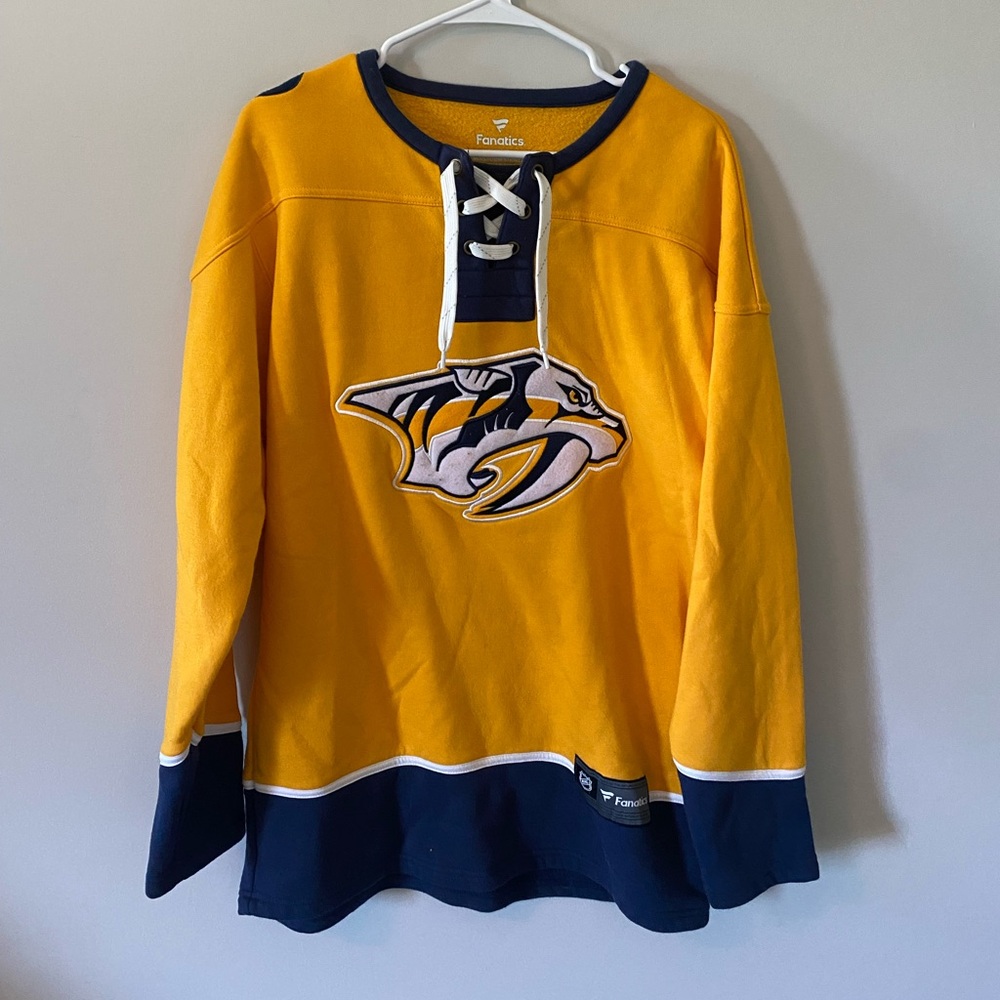 Nashville predators jersey sweatshirt